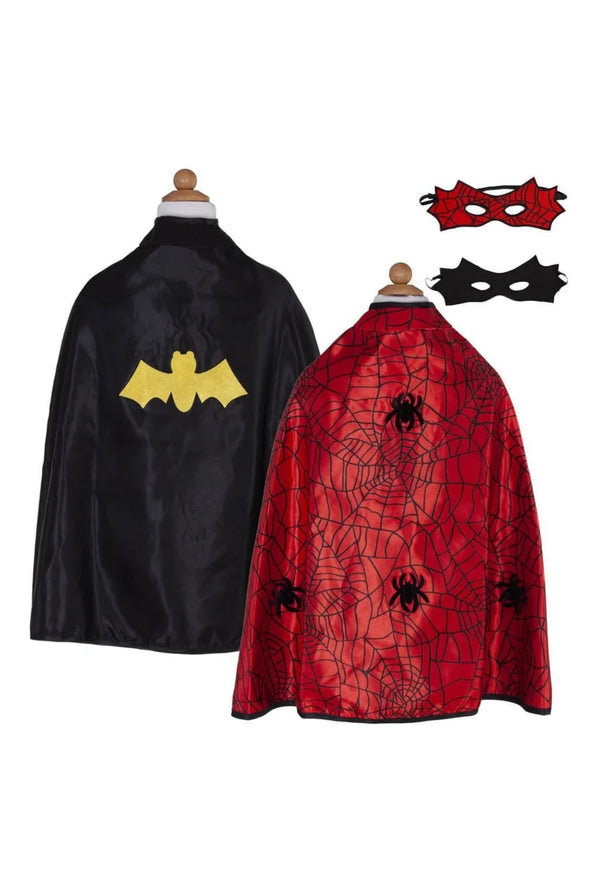 Spider Bat Reversible Cape and Mask - Size 4-6