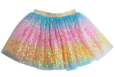 Kid's Pastel Sequin Tie Dye Tutu