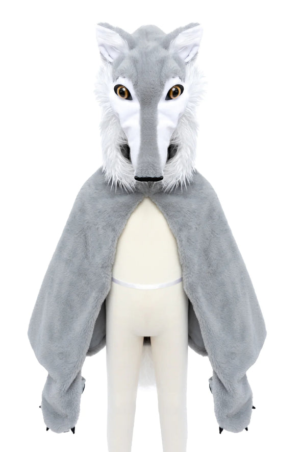 Woodland Storybook Wolf Cape - Size 4-6