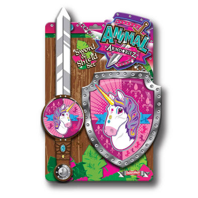 Animal Armouriez Foam Sword & Shield - Unicorn