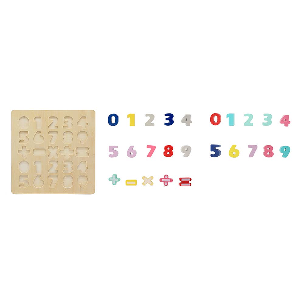 Wooden Chunky Number Math Puzzle – The TCMU Store