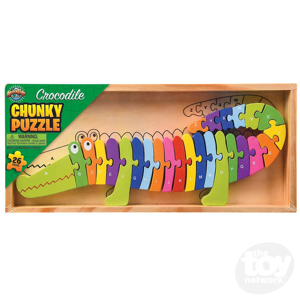 Wooden Crocodile Letter Puzzle