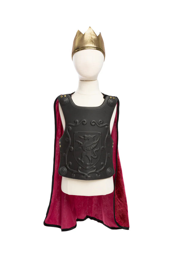 Legendary Knight Cape, Chest Plate & Crown - Size 5-6