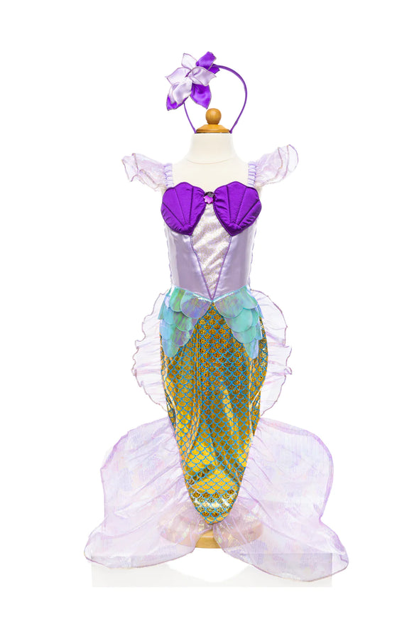 Mermaid Dress & Headband - Size 5-6