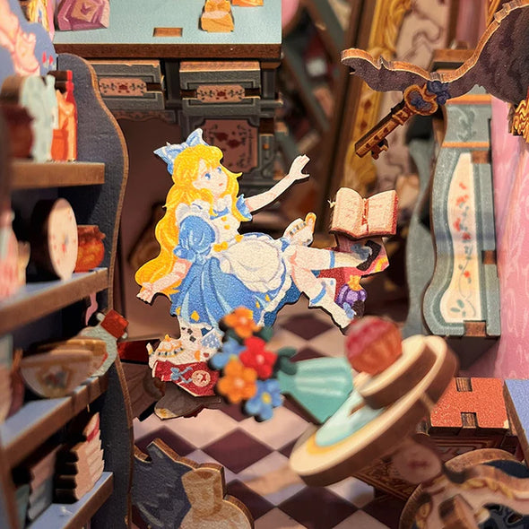 DIY Miniature House Book Nook Kit