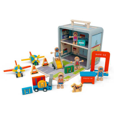 Suitcase Series: Airport Playset