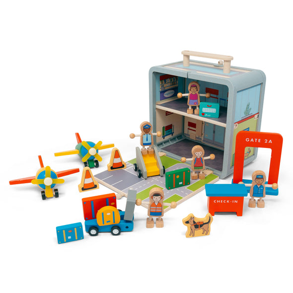 Suitcase Series: Airport Playset
