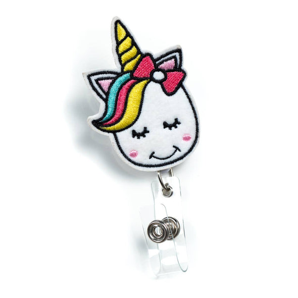 Unicorn Retractable Badge Holder