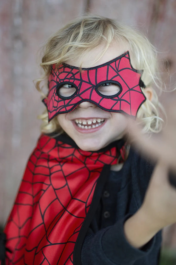 Spider Bat Reversible Cape and Mask - Size 4-6