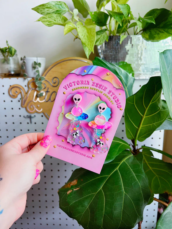 We Come in Peace Earrings
