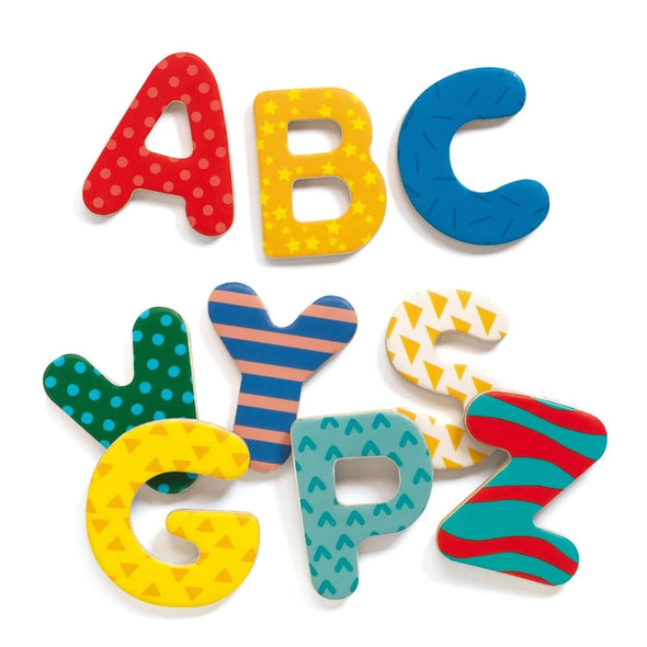 Wooden Big Letter Magnets