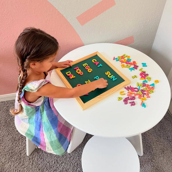 200pc Rainbow Pop Magnetic Letters