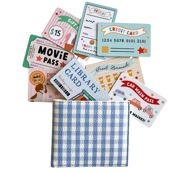 Pretend Play Wallet & Credit Card Set