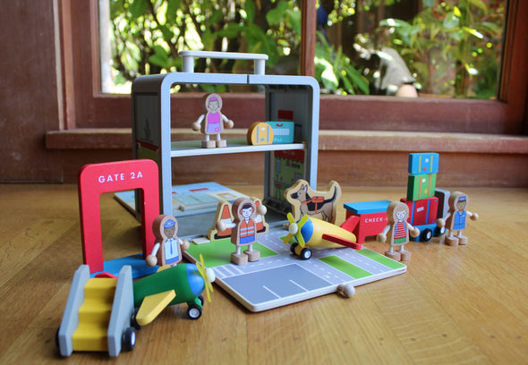 Suitcase Series: Airport Playset