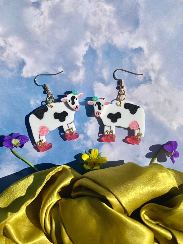 Honey Moo Moo Earrings