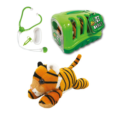 My Little Vet Basket - Tiger Plush Set