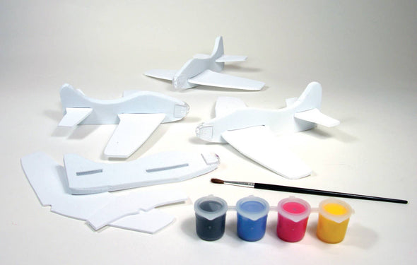 4 Foam Fliers Stunt Squadron Craft Kit