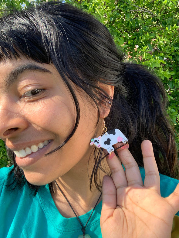 Honey Moo Moo Earrings