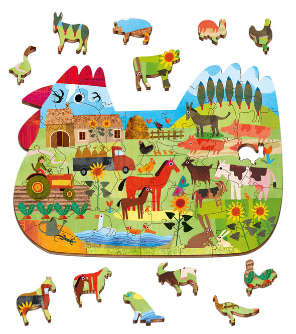 Woody Puzzle - The Farm