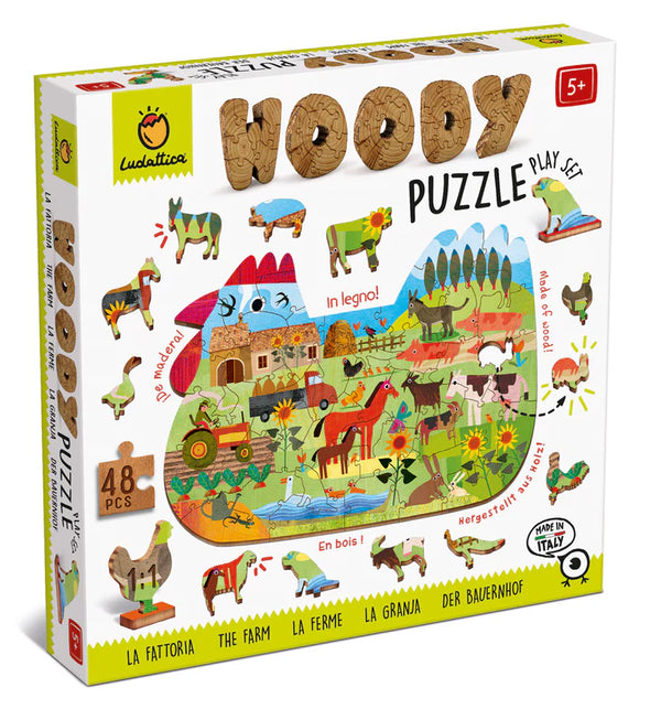 Woody Puzzle - The Farm
