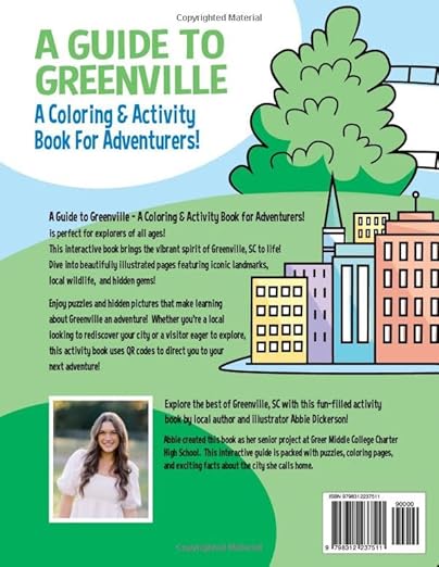 A Guide to Greenville: A Coloring & Activity Book For Adventurers!
