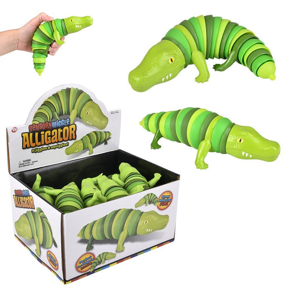 8" Wiggle Sensory Alligator