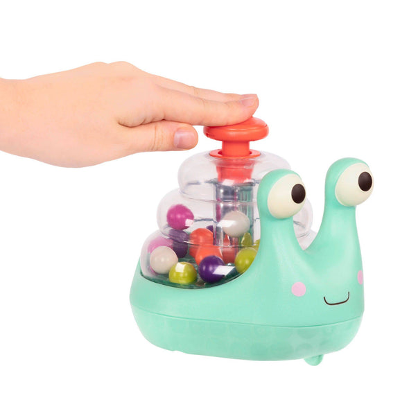 Rolling Light-Up Snail Popper