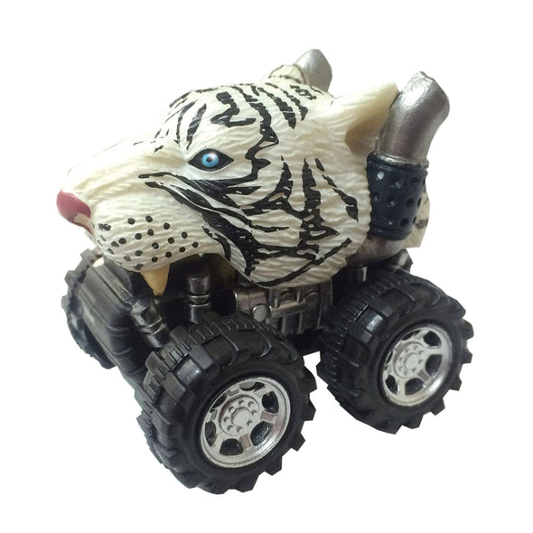 Wild Zoomies Pull-Back Car - White Tiger