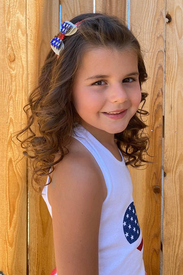 Red, White & Blue Clip