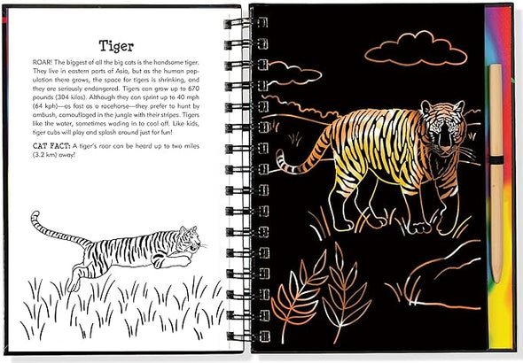 Scratch & Sketch Wild Cats