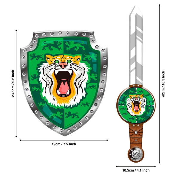 Animal Armouriez Foam Sword & Shield - Tiger