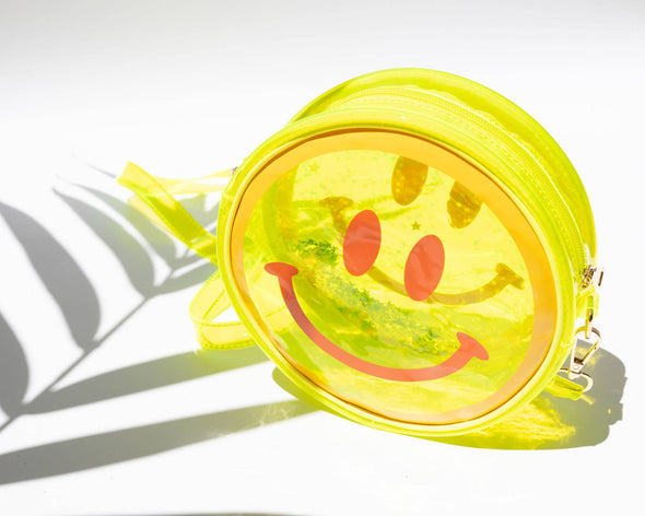 Jelly Handbag - Yellow Smiley Face
