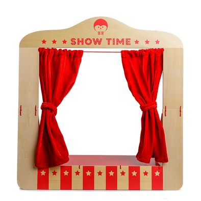 Wooden Table Top Puppet Theater
