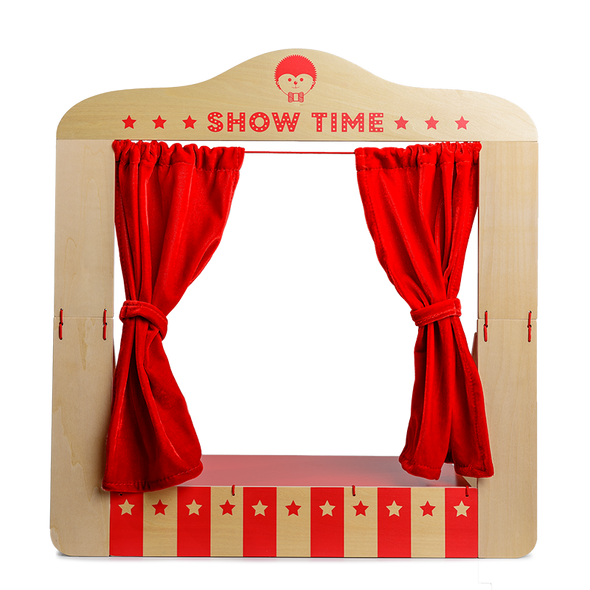Wooden Table Top Puppet Theater