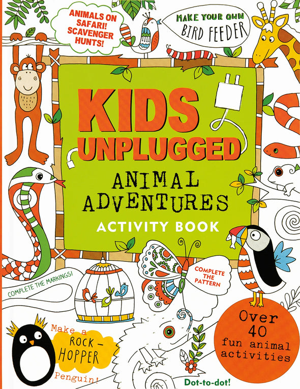 Kids Unplugged: Animal Adventures Activity Book