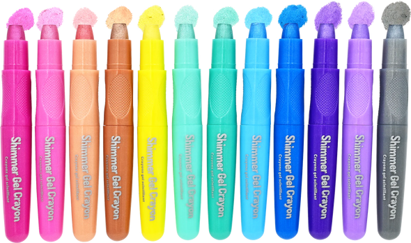 Studio Series Junior Shimmer Gel Crayons (set of 12)