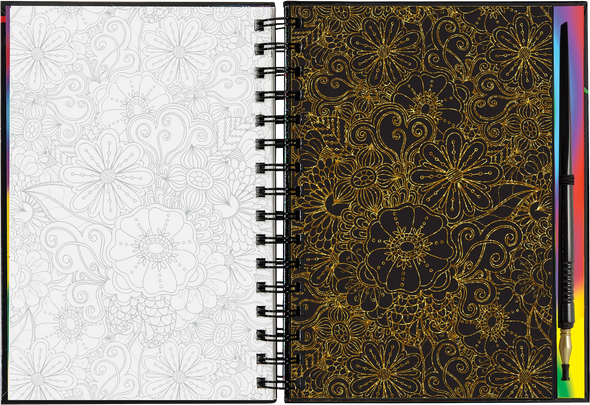 Extreme! Flowers Scratch and Sketch