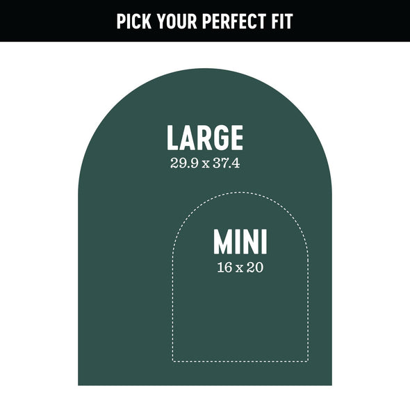 Green Mini Arch Magnetic Wall Decal
