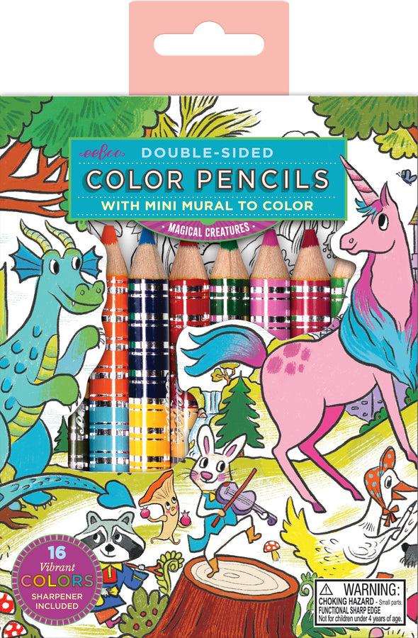 Magical Creature Color Pencils w/Mini Mural