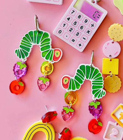 Hungry Caterpillar Earrings