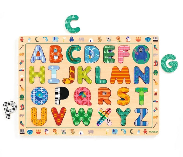 ABC International Wooden Puzzle