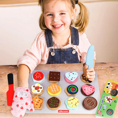 Wooden Cookie Baking Set