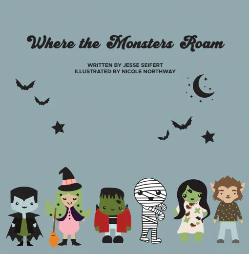 Where the Monsters Roam Halloween Board Book