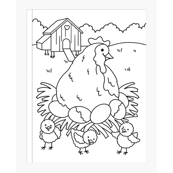 My First Coloring Book! On the Farm