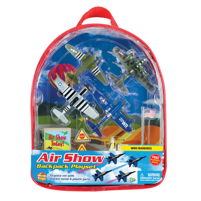World War II Warbirds Backpack Playset