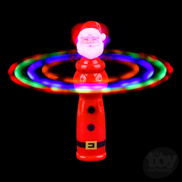 Light-Up Santa Spinning Wand