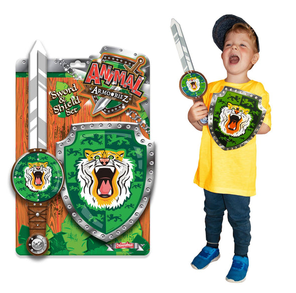 Animal Armouriez Foam Sword & Shield - Tiger