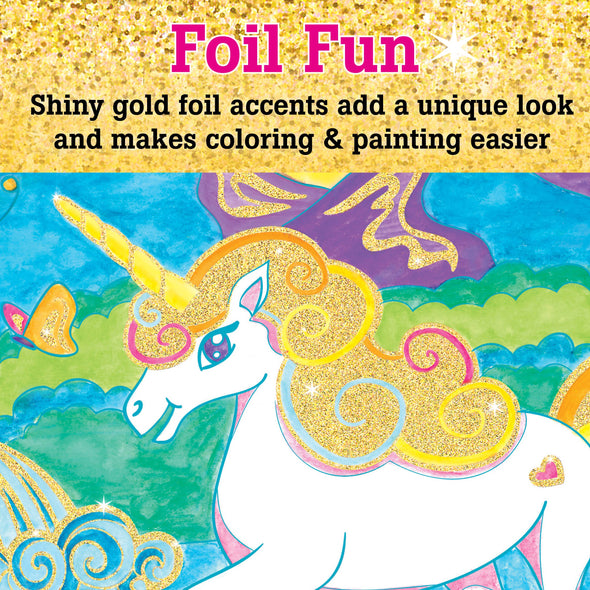 Paint by Number Unicorn Foil Kit