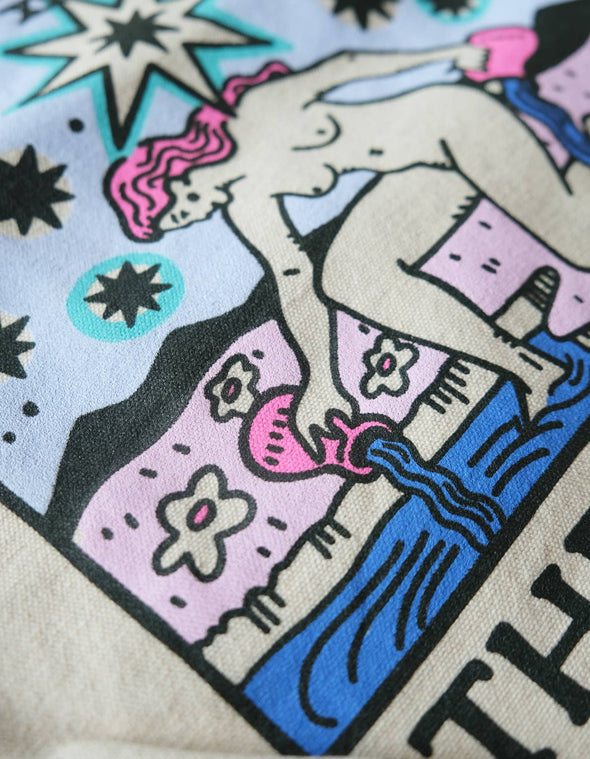 The Star Tarot Canvas Tote Bag