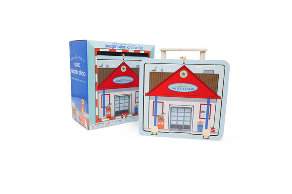 Suitcase Series: Auto Repair Shop Playset